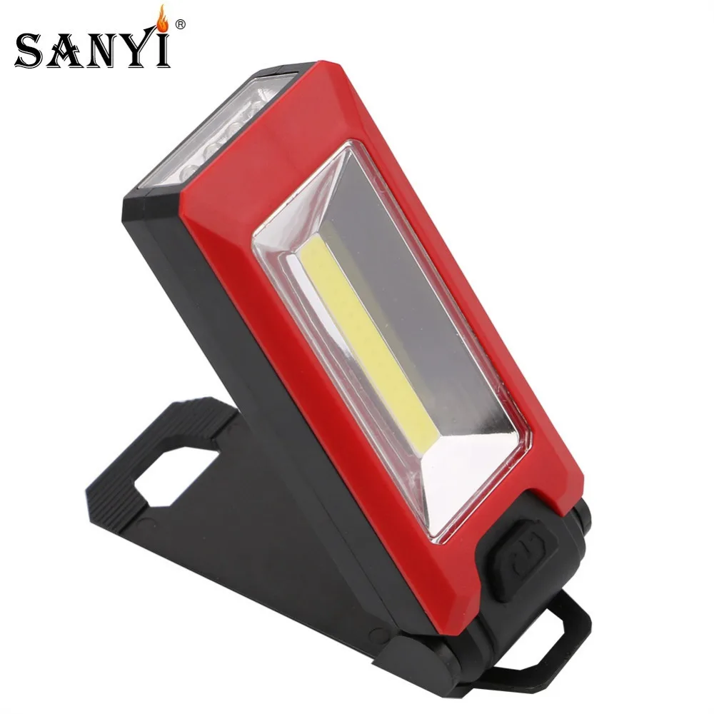 

Super Bright Adjustable COB LED Work Light Inspection Lamp Hand Torch Magnetic Camping Tent Lantern With Hook Magnet