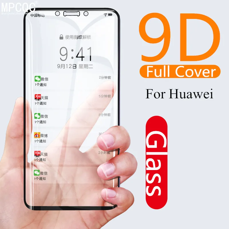 MPCQC 9D защитное стекло на huawei mate 20 облегченное Закаленное протектор экрана для P20 P10