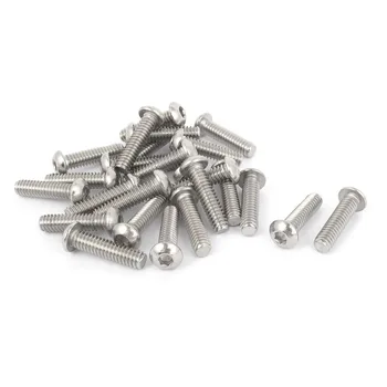 

1/4 Inch-20x1 Inch Hex Socket Button Head Bolts Screws 25 Pcs