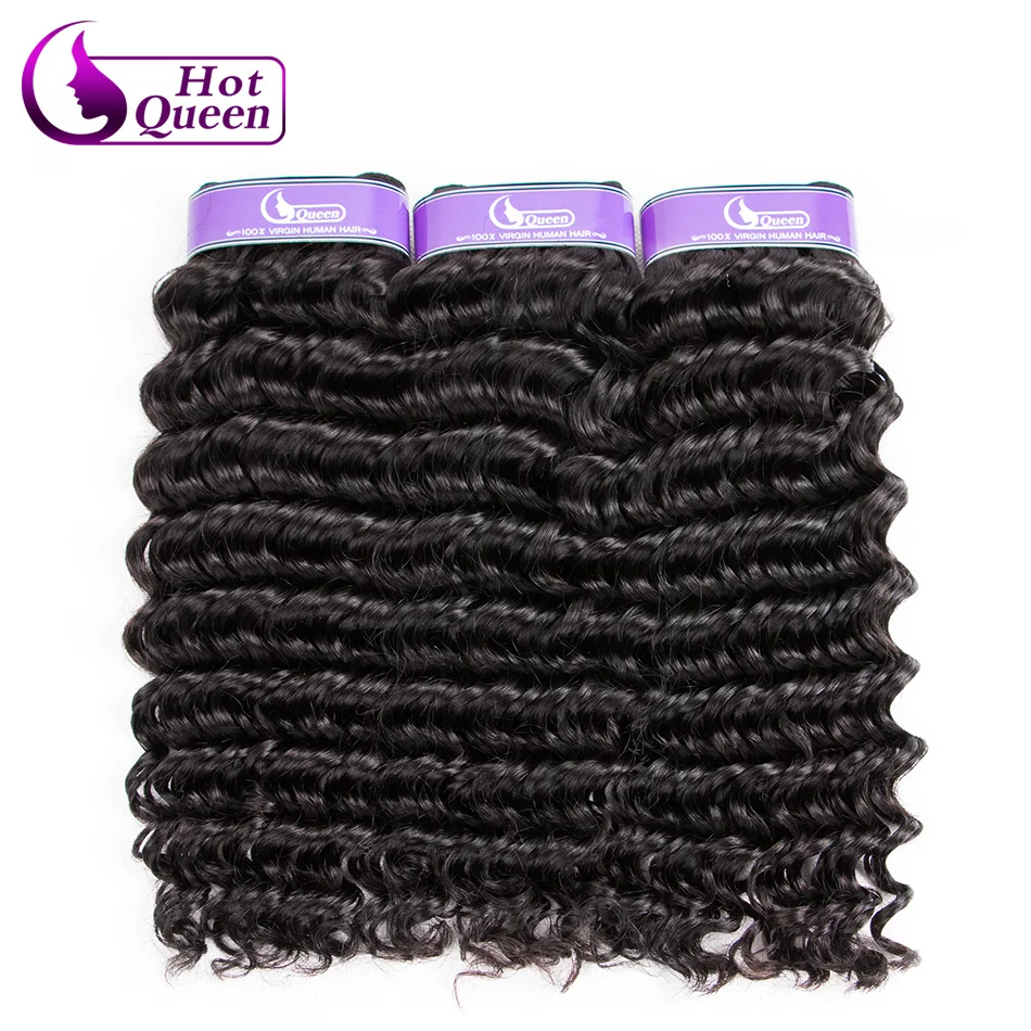 

Peruvian Deep Wave 3 Pcs Peruvian Virgin Hair Deep Wave Curly Weave Human Hair Bundles 8A Peruvian Hair Rosa Queen Hair Products