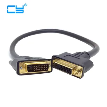 

DVI -D Dual Link Male Digital 24+1 to DVI 24+1 Female VIDEO Extension Short Cable 50cm for Monitor Projector