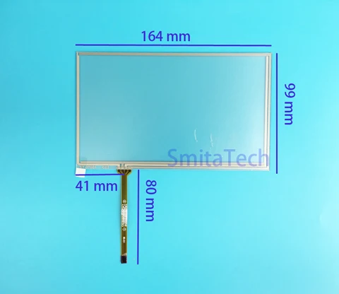 7” Resistive Touch screen Digitizer glass AT070TN92 AT070TN94 TM070RDH13 NEW 