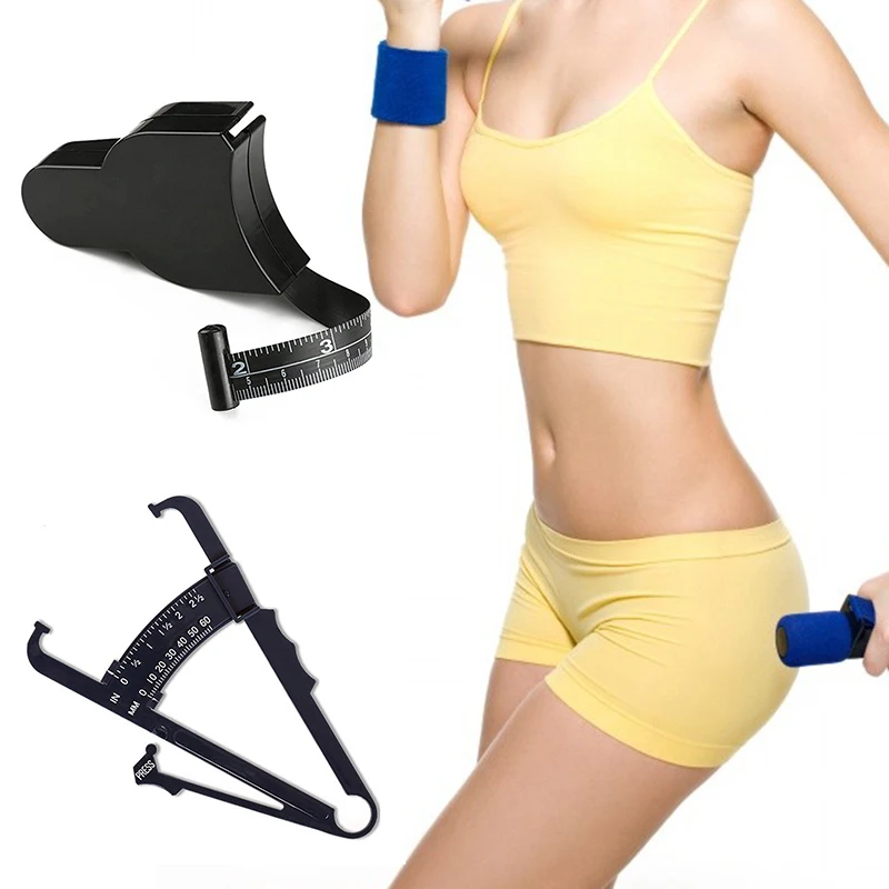 Personal Body Fat Caliper Tester Fitness Analyzer Measure Charts Fitness Health Keeper Slim Fitness Equipment Accessories 25