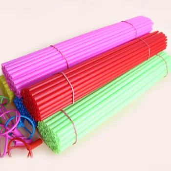

50pcs PVC Rods 40CM Balloon Sticks Holder Party Supplies Balloon Holder Sticks with Cups Decoration