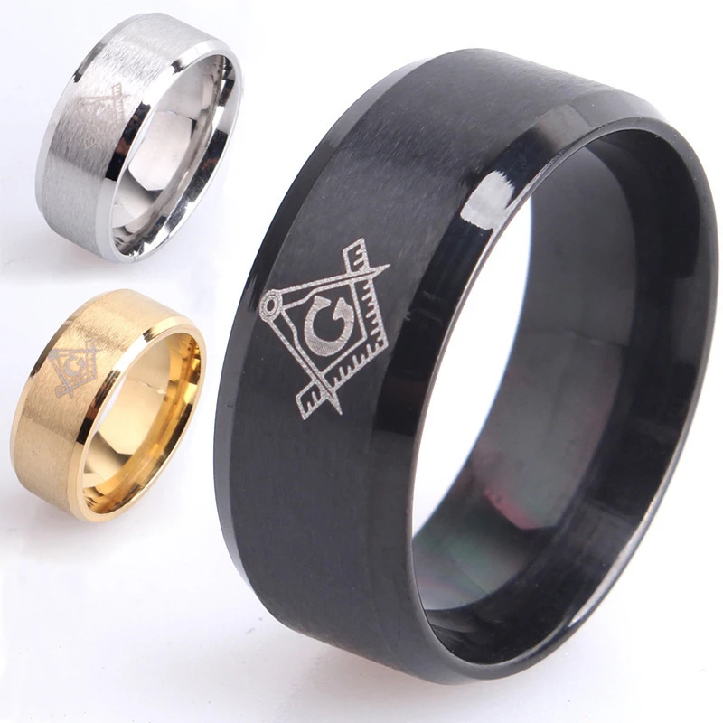 cool men masonic rings 316lstainless steel wedding rings for men jewelry with rock masonic gold rings - Cool Wedding Rings For Guys cool men masonic rings 316lstainless steel wedding rings for men jewelry with rock masonic gold rings - Cool Wedding Rings For Guys