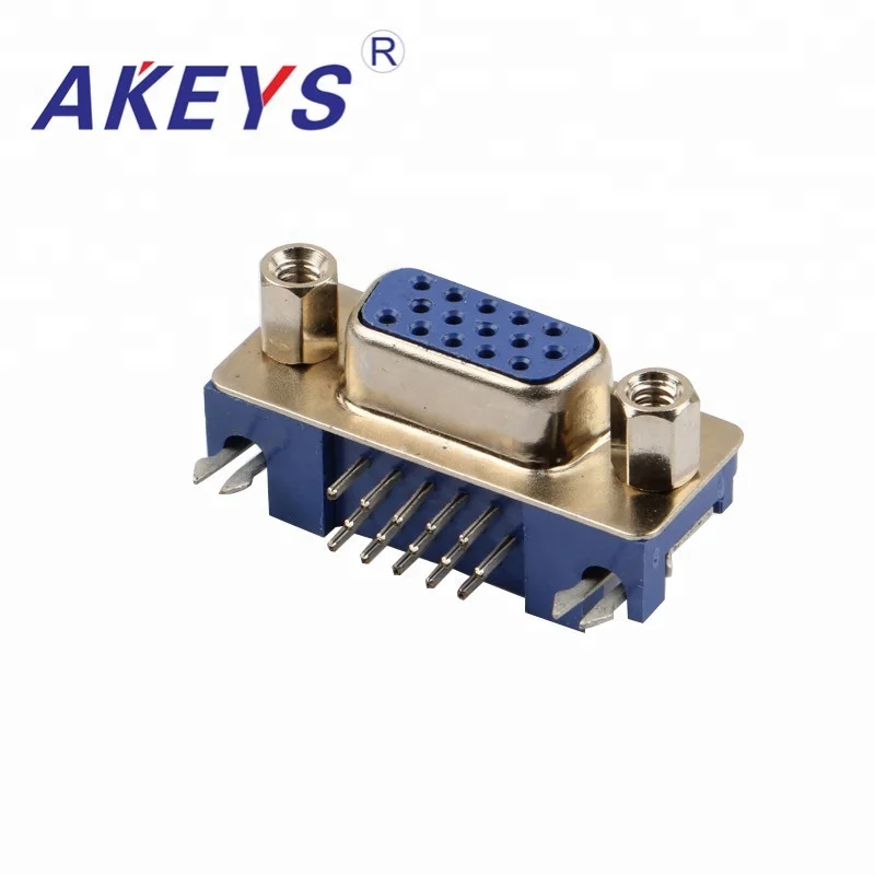 2 шт. ультратонкие разъемы VGA DB15 Pin Blue Core Female Latop DB Male | Обустройство дома