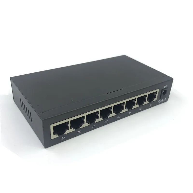 Реверсивный poe коммутатор с портом 12 В 24 V8 источник питания беспроводная