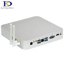 2017 Mini htpc Intel Celeron N3150 Quad Core DDR3 RAM+MSATA SSD HDMI VGA Optical COM RS232 Fanless desktop PC NC630