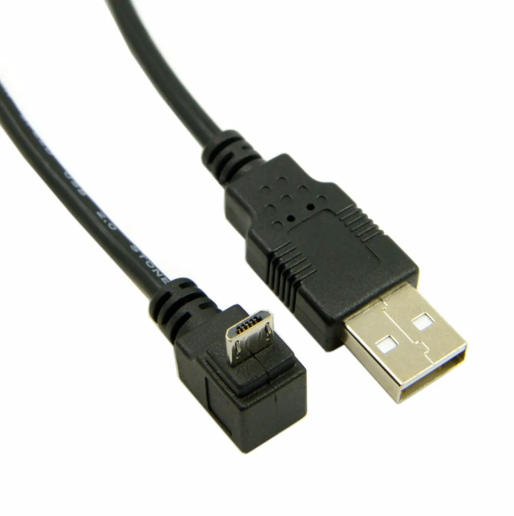 Кабель для зарядки 25 см 1 м 5 USB 2 0 А штекер Micro usb Pin P левый правый вверх и вниз