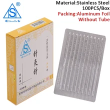 Shunhe 100 Needle Sterile Acupunture Asepsis For Skin Detox Acupuncture Needles Disposable Sterile Acupuntura Asepsis Massage цена Shunhe 100 Needle Sterile Acupunture Asepsis For Skin Detox Acupuncture Needles Disposable Sterile Acupuntura Asepsis Massage цены онлайн