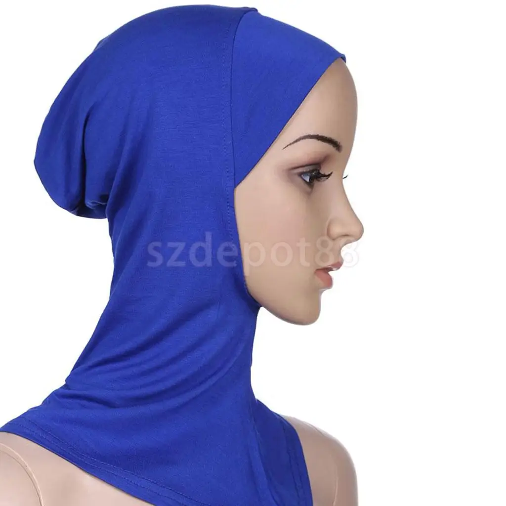 Мусульманская Мода женщин Полное покрытие Хиджаб Кепка исламский шарф изящный шейный головной убор
