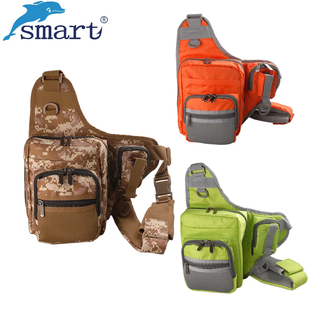 

28*21*9.5cm Fishing Bag Multifunctional Waterproof Canvas Fishing Backpack Bolsa De Pesca Fishing Tools Storage Case Sports Bag