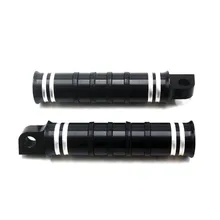 Moleteado CNC Billet Trasero Frente Reposapiés Reposapiés Para Harley Softail Dyna Sportster Touring