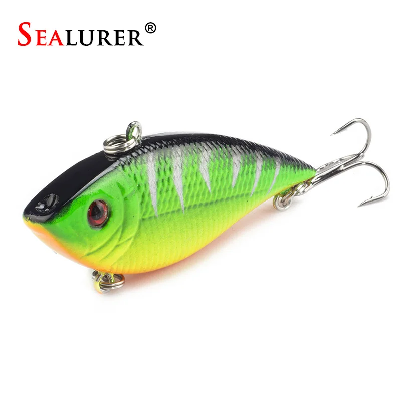  1pcs Winter Fishing Lures Hard Bait VIB With Lead Inside Lead Fish Ice Sea FishingTackle Swivel Jig Wobbler Lure 