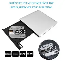 External USB 3 0 Slim Portable DVD RW font b Drive b font Writer Rewriter Burner