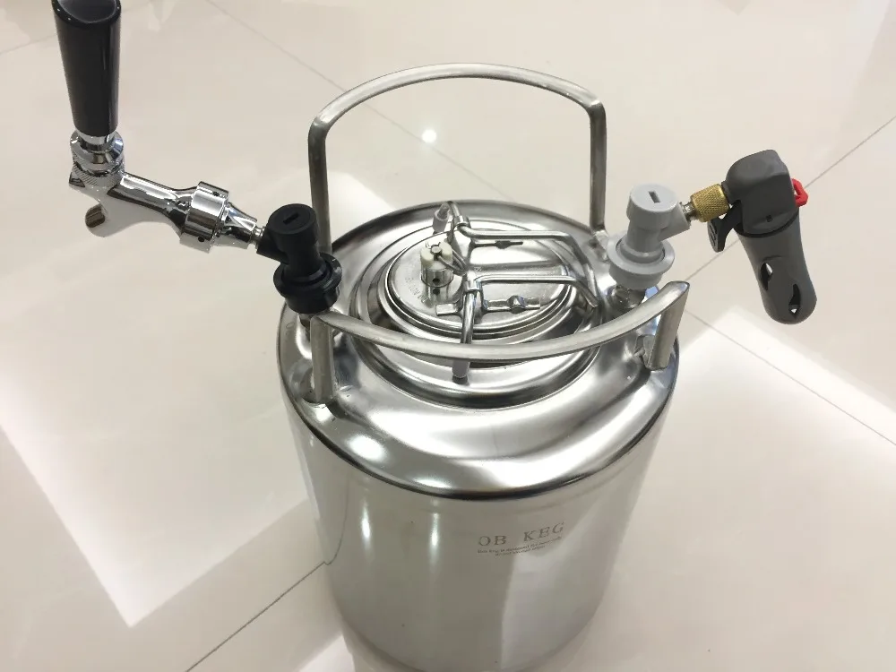 2.5 gallon 10L Cornelius style 304 Stainless Steel beer Beer Keg & beer