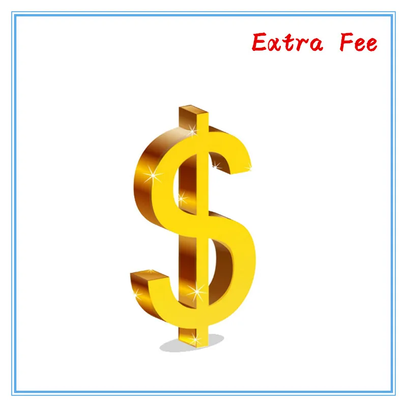 

Extra fee Cost to pay link for product