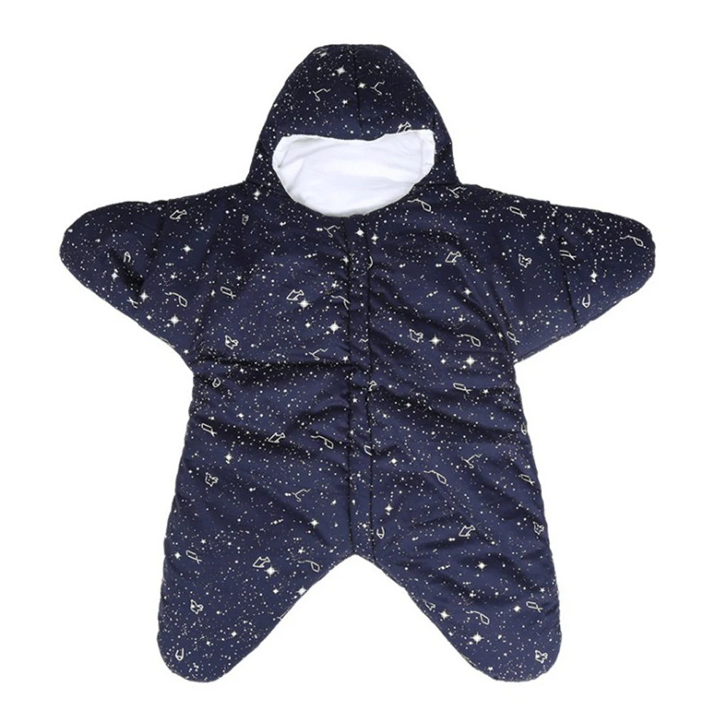 Спальный мешок для малышей; спальный мешок с изображением морской звезды для новорожденных; зимние коляски; Пеленальное Одеяло; постельное белье с героями мультфильмов; подарок; S3