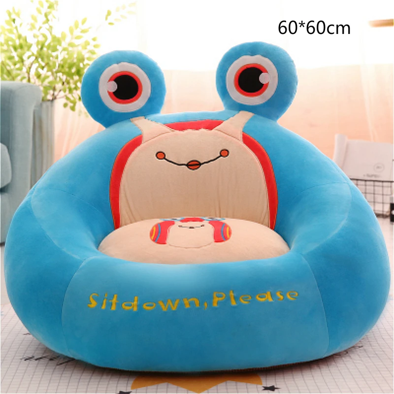 Velvet Surface Kids Cartoon Sofa Household Small Tatami Mat Children Plush Toys Washable Kindergarten Children Lazy Sofa Chair - Цвет: B2