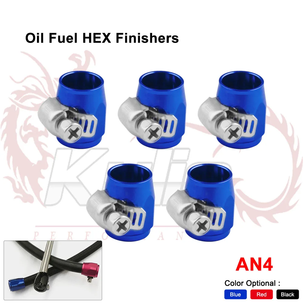 

AN4 Fuel Oil Water Tube Hose Fittings Finisher Clamps 13mm 1lot=5pcs