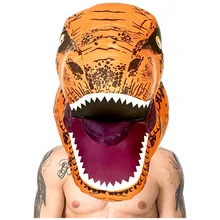 Надувная маска динозавра для косплея тираннозавр реквизит для косплея, Хэллоуина, сцены, Cos, вентиляторы, коллекция, Прямая поставка