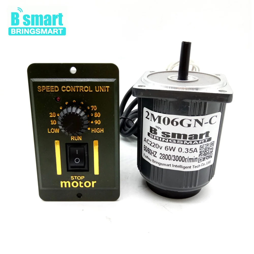 

High Speed AC Motor 220V Control Speed Single Phase Motor 1400RPM/2800RPM CW/CCW Motor With speed Controller For AC Motor