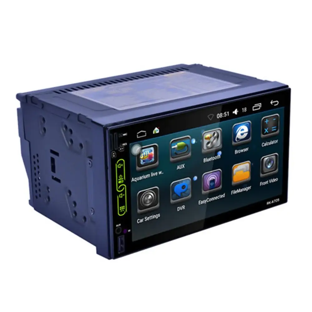 

2din Car Multimedia Player GPS Navigaiton Camera Map 7'' HD Touch Screen Bluetooth Autoradio MP3 MP5 Player car navigation zk30