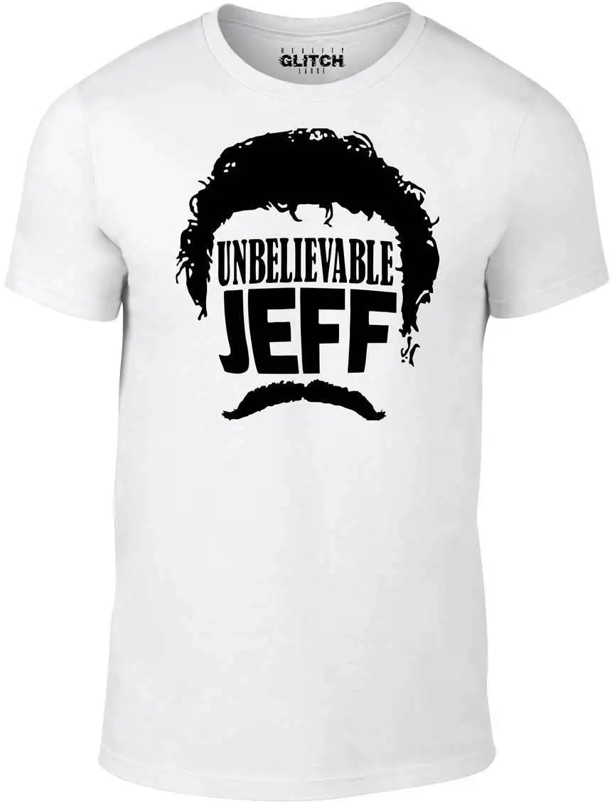 Невероятные футболка Jeff-забавная футболка Ретро Крис Камара Камми футбол шутка Удобная футболка, Повседневная футболка с коротким рукавом