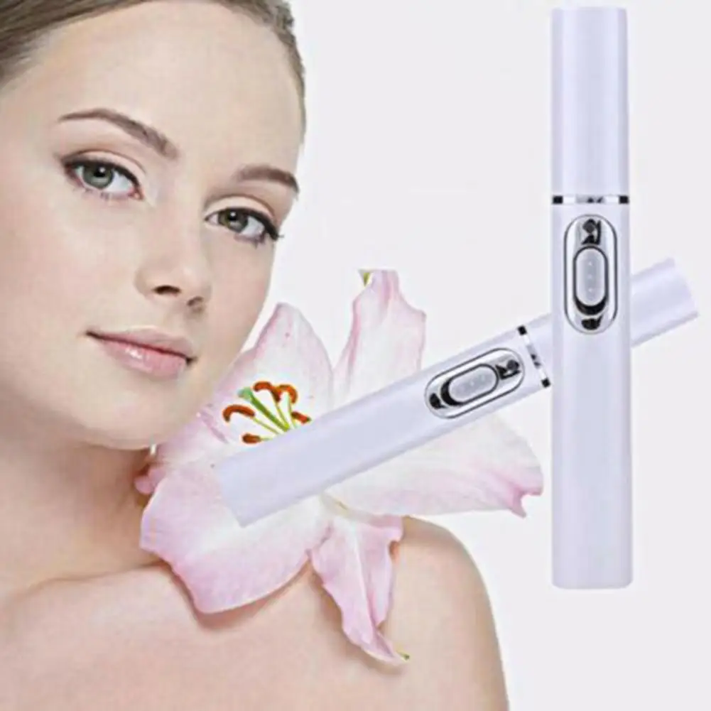

Women Beauty Skin care Blue Light Therapy Pen Acne Pen Mini Scar Spots Treatment Remover Wrinkle Removal Machine Face Care