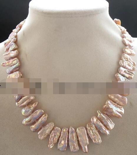

ddh003804 freshwater pearl purple biwa necklace 17" 28% Discount