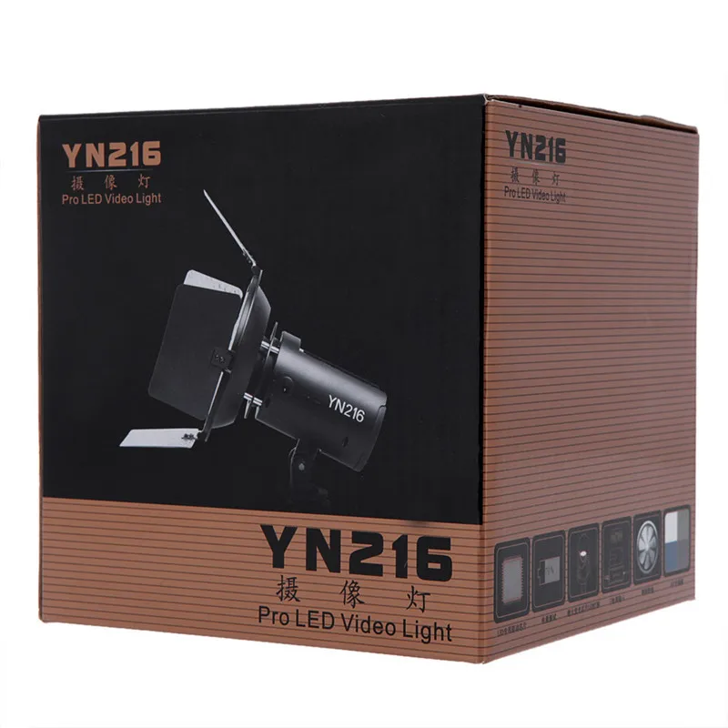 Светодиодная вспышка Yongnuo YN 216 YN216 для студийной видеосъемки и 4 цветовых