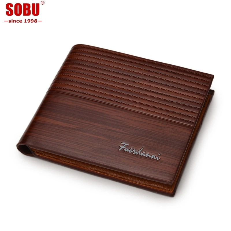 

Hot Selling Vintage Men Leather Brand Luxury Wallet Short Slim Male Purses Money Clip Credit Card K1002