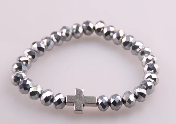 Горячая Распродажа хрустальные бусины женский эластичный браслет|bracelet glass