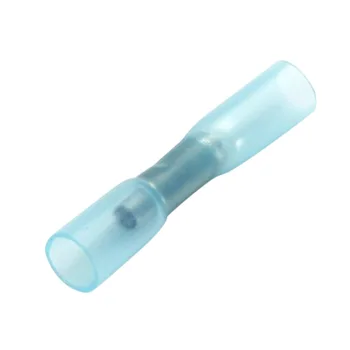 

Promotion! 100PCS 1.5-2.5mm Heat Shrink Butt Wire Crimp Connectors Electrical Terminals Blue
