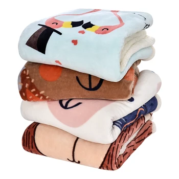 

Beroyal New 2019 Kids Blanket - 1PC Fleece Blanket Super Soft Cartoon Throw Blanket Children Bedding Set Baby Swaddle 100x140cm