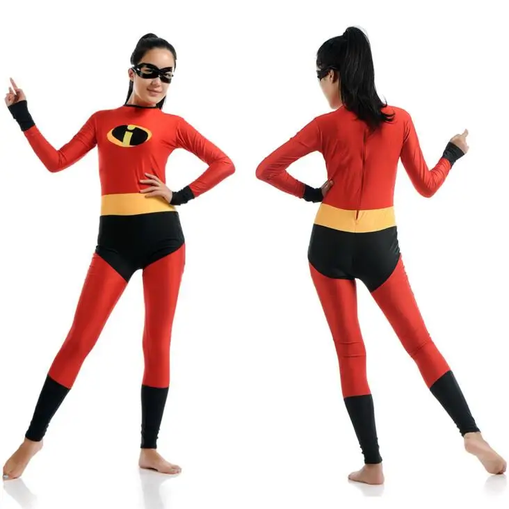 Frozone Incredibles 2 костюм женский мужской маскарадные костюмы для взрослых костюм из лайкры спандекс зентай боди Хэллоуин Карнавал Вечерние