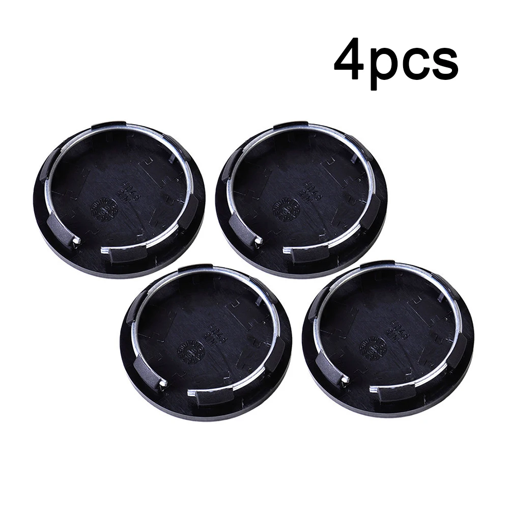 

4PCS Black 50mm Auto Hub Cap Car Hood Wheel Rim Center Tyre Mounted Cover Trim