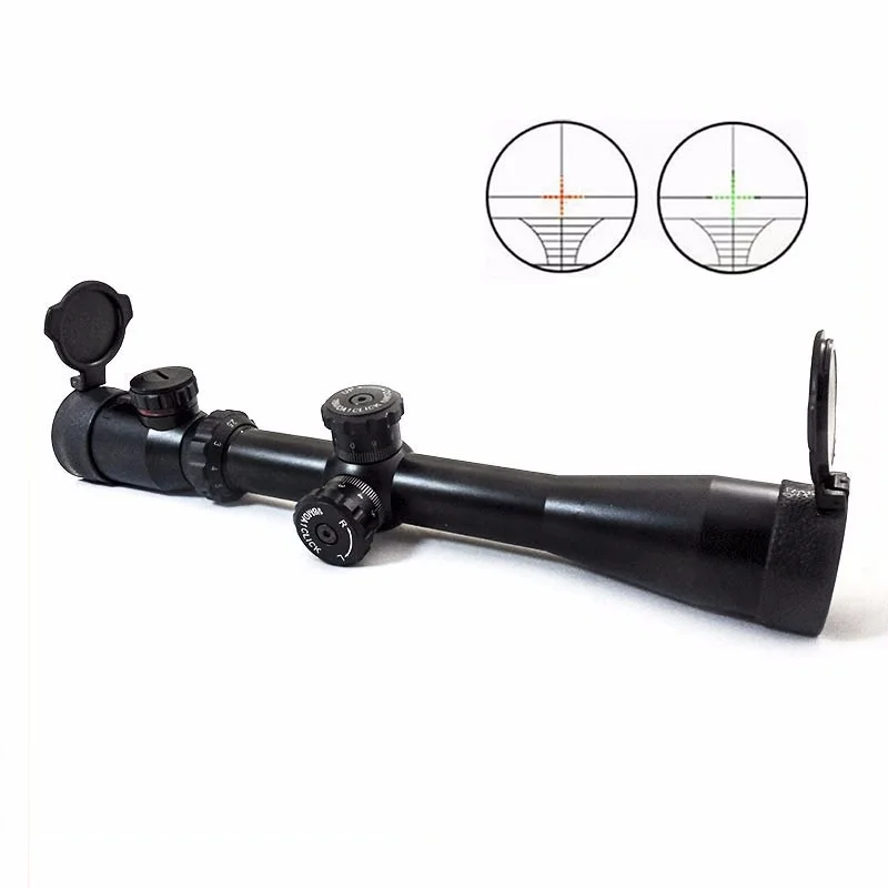 

Cross Reticle 10-40x50 Long Range Hunting Rifle Scope Green Red Illuminated Rangefinder Outdoor Optics Sight
