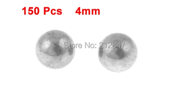 Hardware Mount Bike Bicycle Wheel Bearing Steel Balls 4mm Dia  150 Pcs