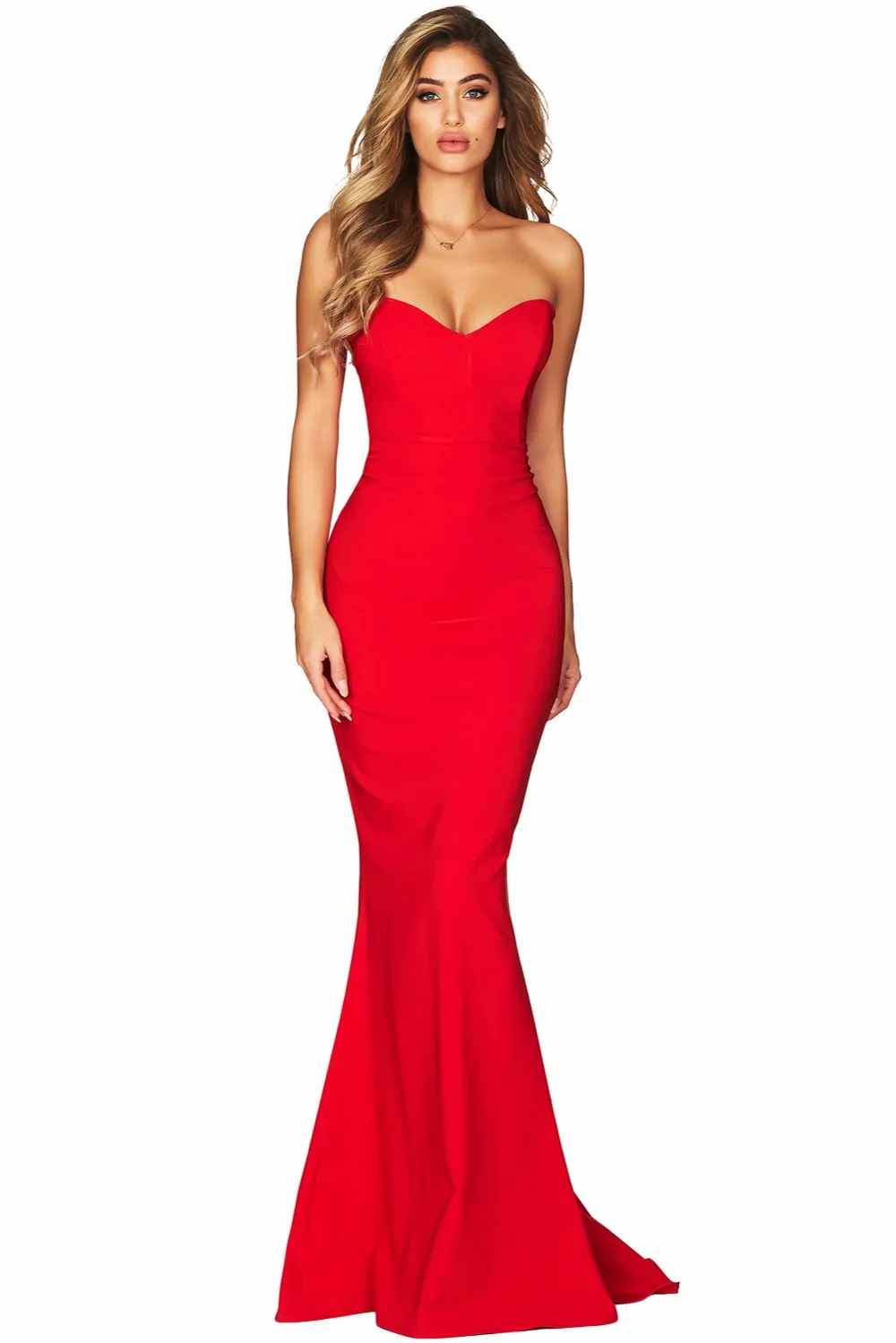 Red-Strapless-Sweetheart-Neckline-Mermaid-Gown-LC610868-3-1