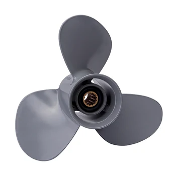 

13 Spline Tooths 3 Blades Propellers 11 1/2X14 Aluminum Boat Outboard Propeller Gray Propeller For 35-60HP 58130-ZV5-870ZA New
