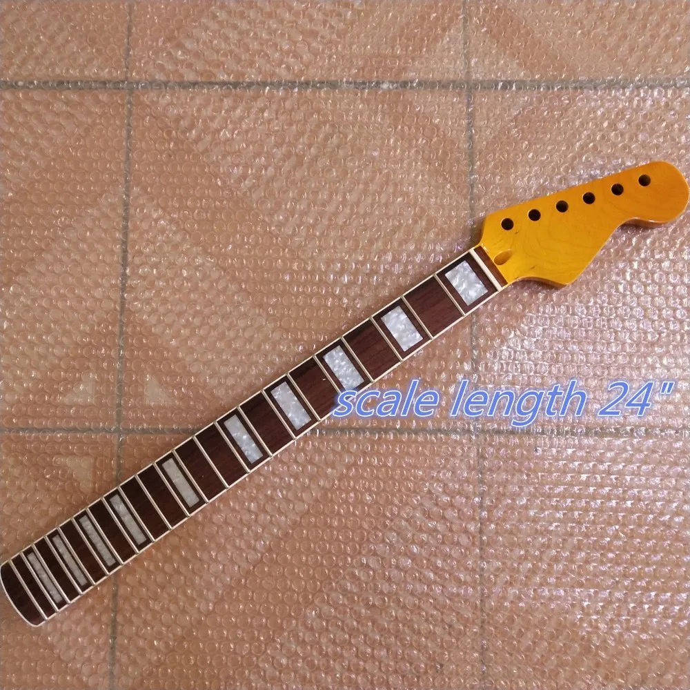 

24 inchs scale length Maple 22 frets guitar Neck Rosewood Fingerboard