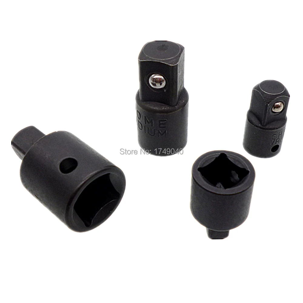 4 шт. ступенчатые адаптеры 1/2 &quot3/8&quot 1/4 &quot квадратные диски гайковерт адаптер