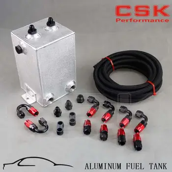 

3L drawing polishing Complete Fuel Surge Tank 3 Litre Swirl Pot System kit black / blue