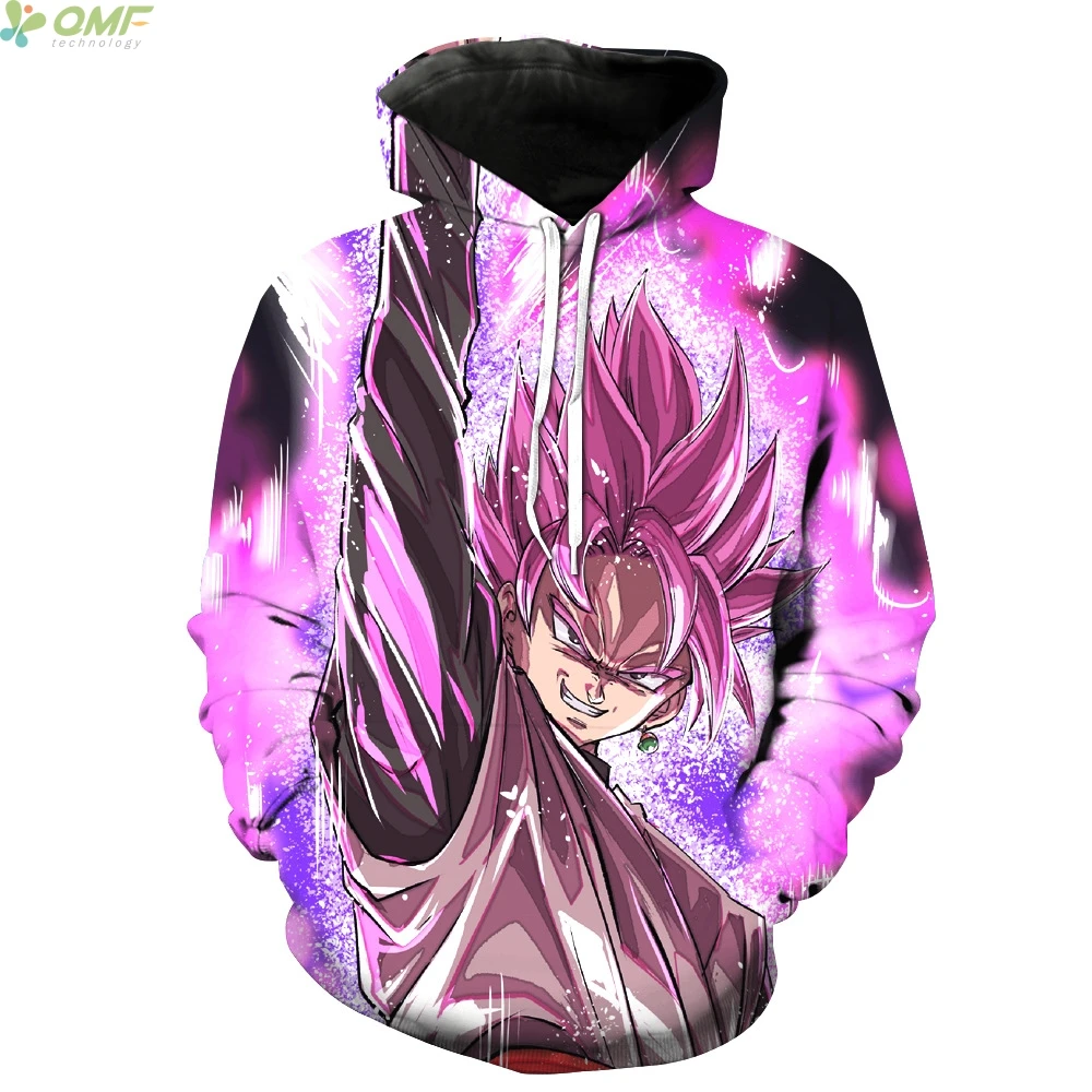 Goku Nero Ssj Rosa Con Cappuccio Felpe Con Cappuccio Cosplay Super Saiyan  Rose Tops Felpe Moda Dragon Ball Z Hoody Tute Maschile Autunno|male  tracksuit|dragon ball z hoodiefashion hoodie - AliExpress