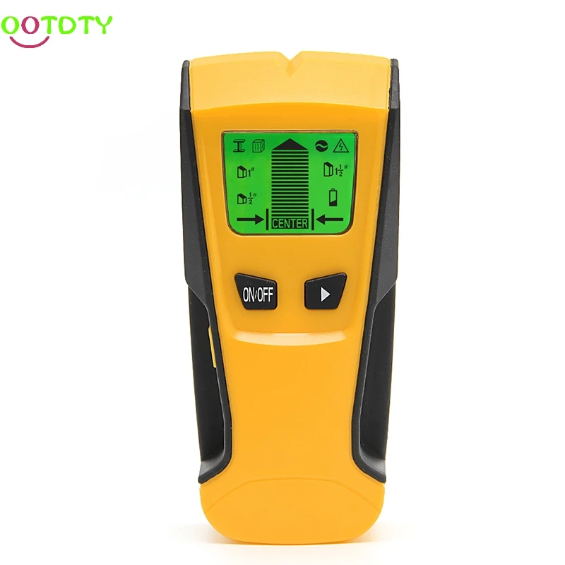 

3 in 1 LCD Stud Center Finder AC Live Wire Detector Metal Scanner