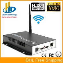 DHL Frete Grátis MPEG4 H264 RTSP HDMI De Áudio E Vídeo Sem Fio Fluxo Codificador RTMP Codificador De Streaming de Vídeo H.264 HD IP IPTV