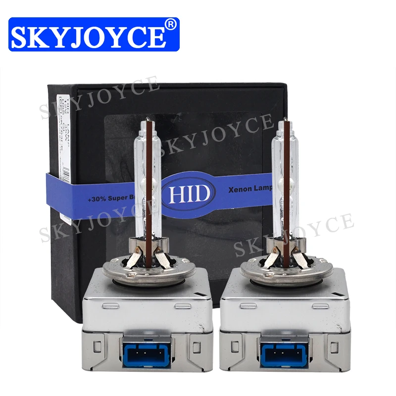 SKYJOYCE 35 Вт/55 Вт OEM D8S 5500 K HID лампы для Защитные чехлы для сидений, сшитые специально для Great Wall Гарвардской H9 Haima Семья M5/Семья 4/Форд Мустанг автомобиль свет D8S HID лампы