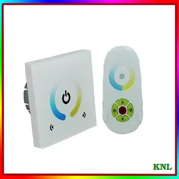 

DC12-24V led color temperature controller, remote dimmer controller panel swith for led strip, led panel light controller remote