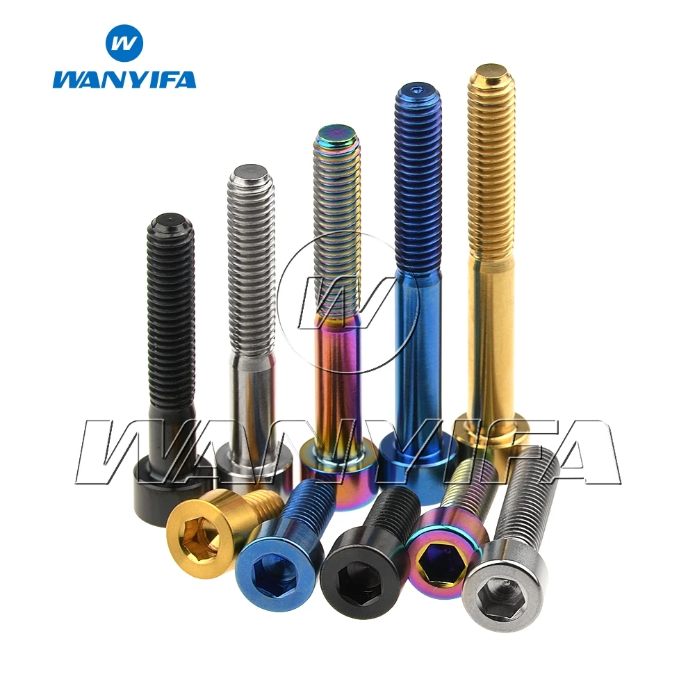 Rockbros Titanium Ti Bolt Conical Head M6 x 35mm 1pcs Conical Head